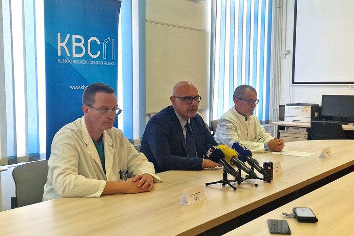 Alen Ružić (u sredini)                              Foto: KBC Rijeka