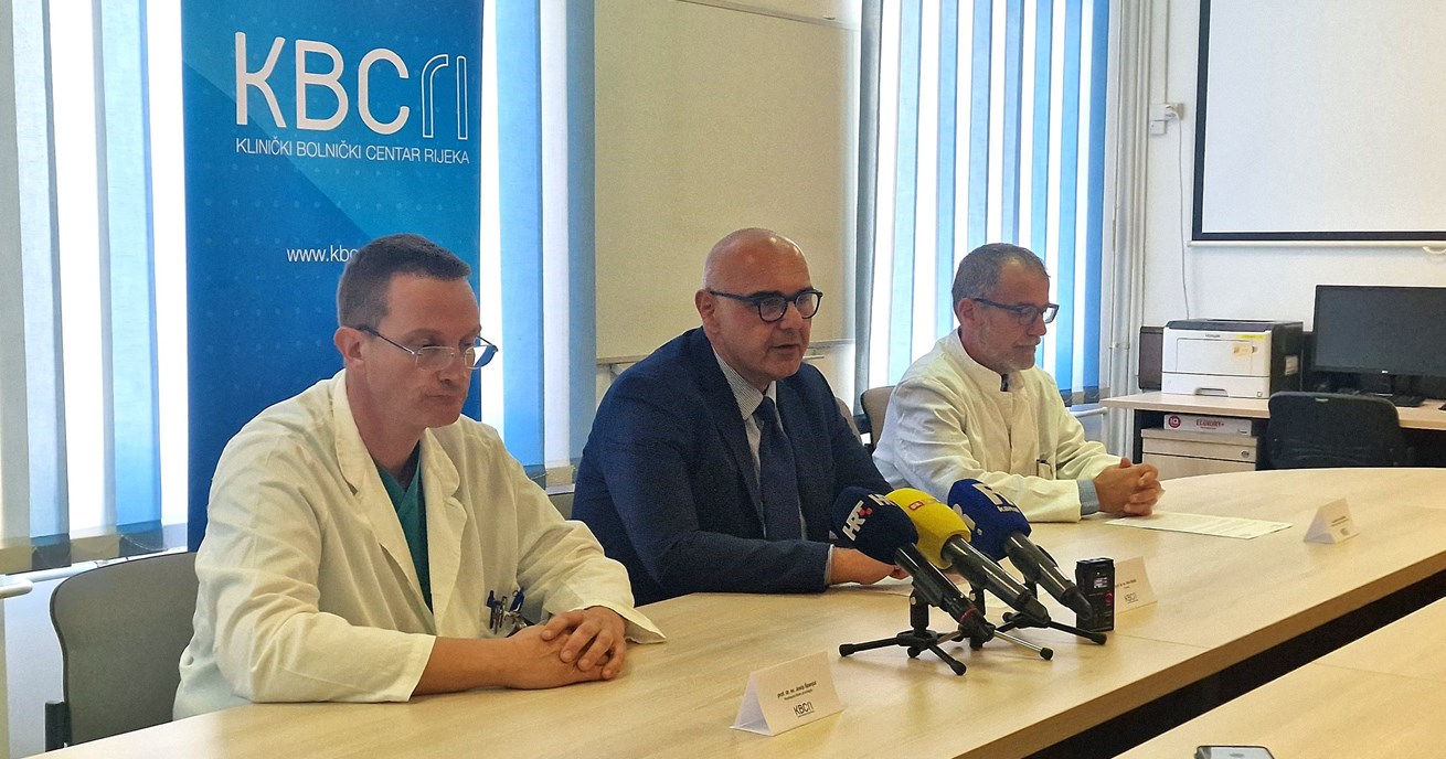 Alen Ružić (u sredini)                              Foto: KBC Rijeka