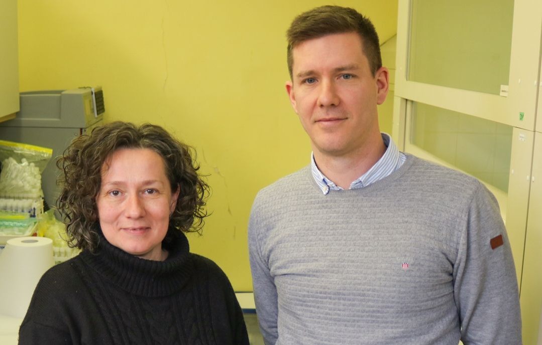 Željka Fiket i Mavro Lučić                       FOTO: Institut Ruđer Bošković