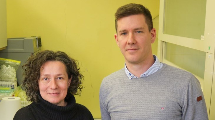 Željka Fiket i Mavro Lučić                       FOTO: Institut Ruđer Bošković