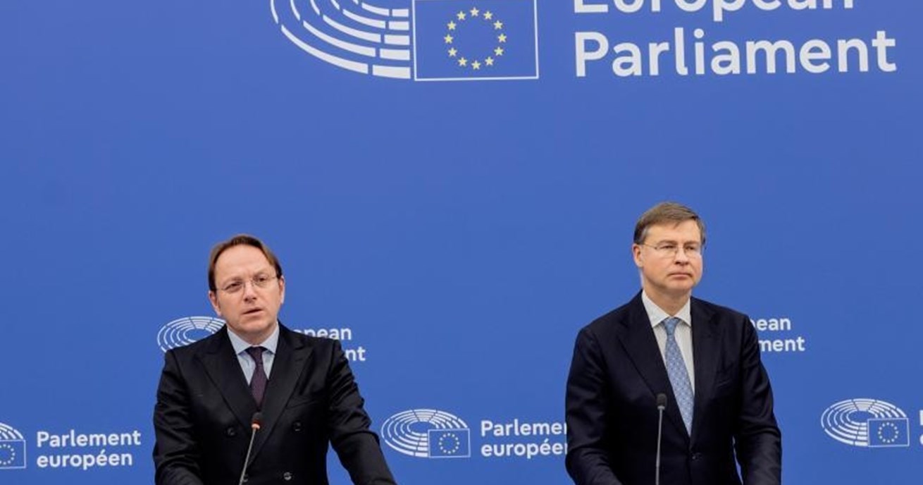 Povjerenici  Várhelyi i Dombrovskis  Foto: European Union - 2025