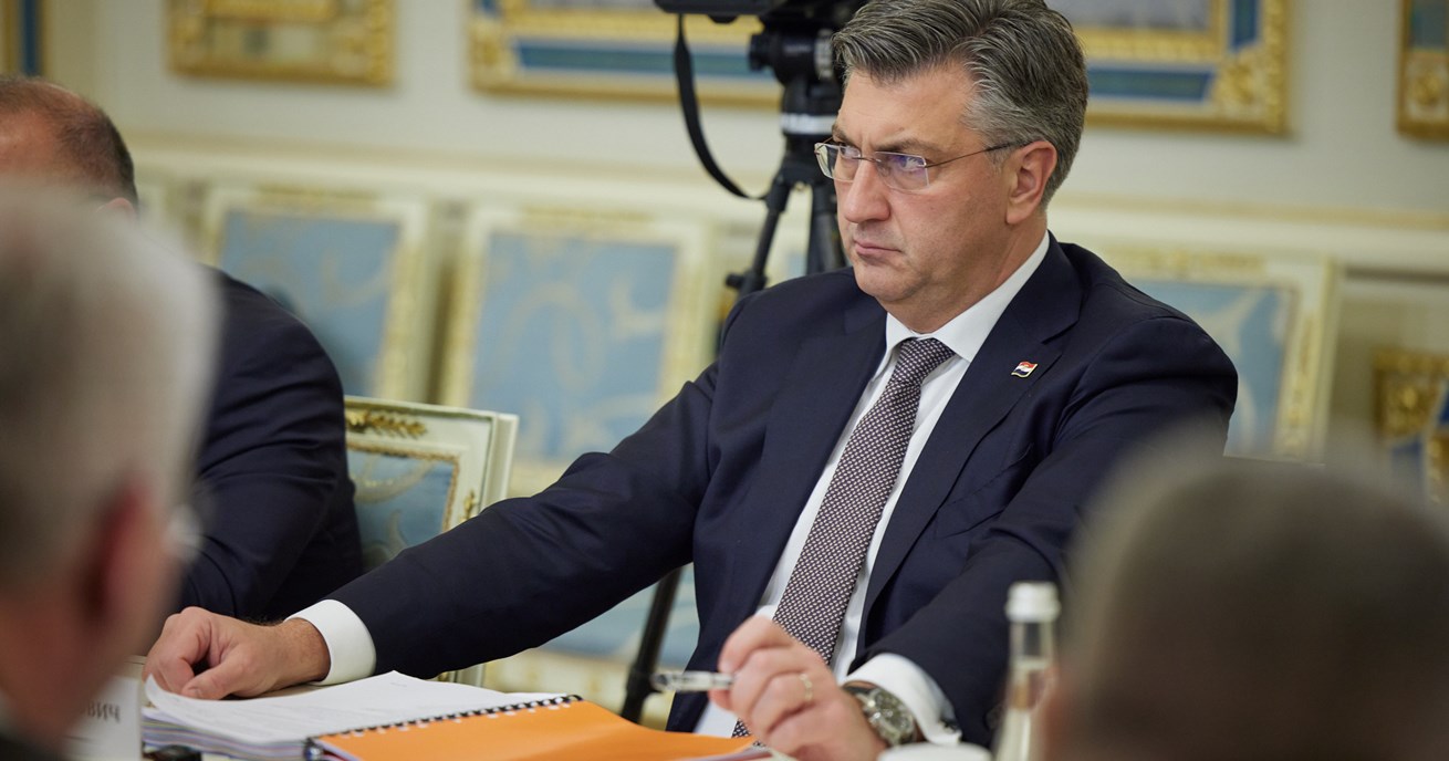 Predsjednik hrvatske Vlade Andrej Plenković                                                                          Foto: president.gov.ua (CC BY 4.0)