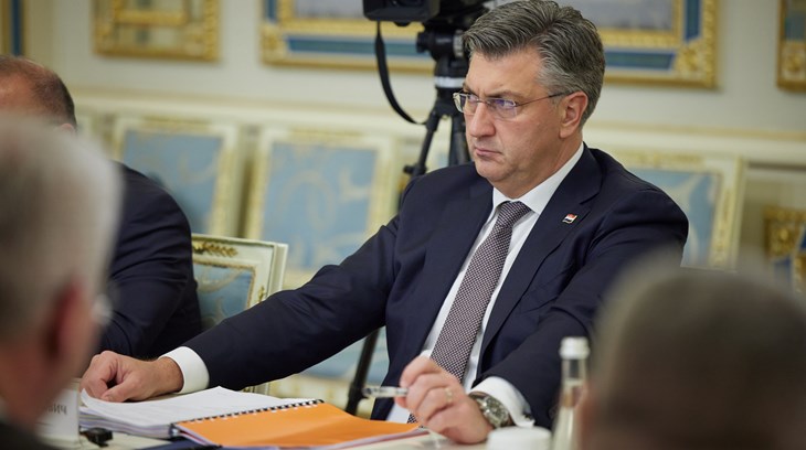 Predsjednik hrvatske Vlade Andrej Plenković                                                                          Foto: president.gov.ua (CC BY 4.0)