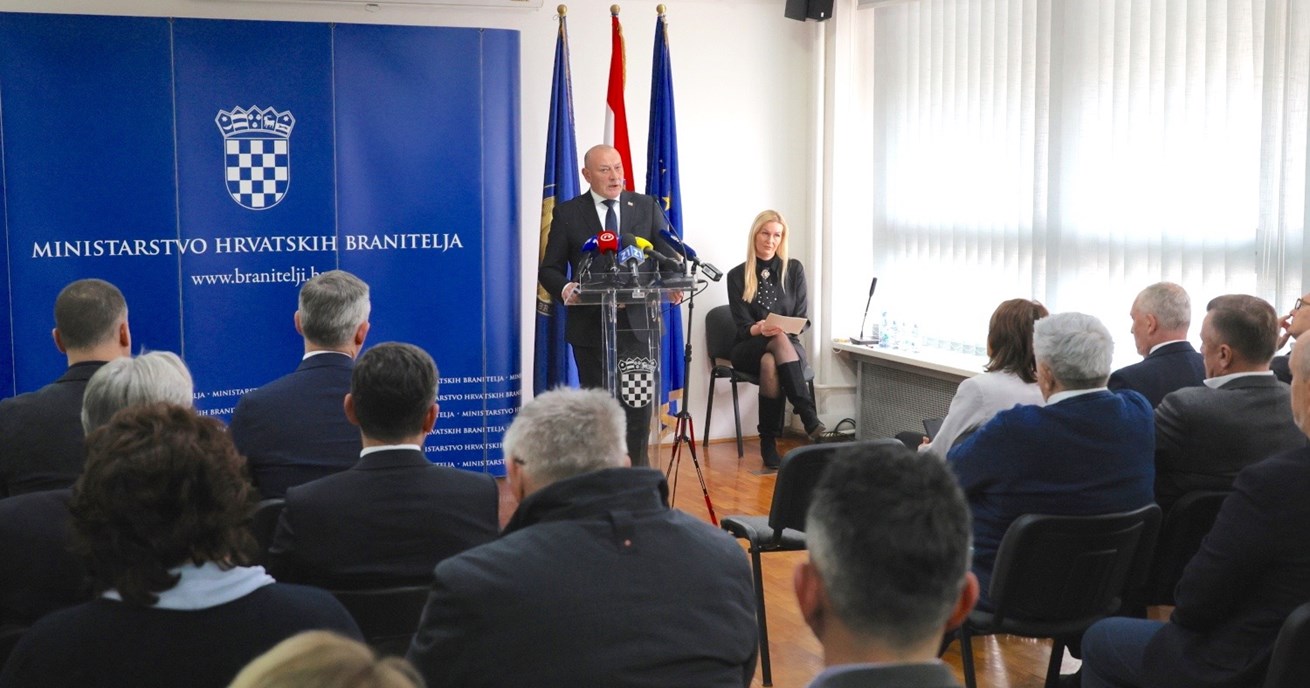 Ministar branitelja Tomo Medved;      Foto: Ministarstvo hrvatskih branitelja