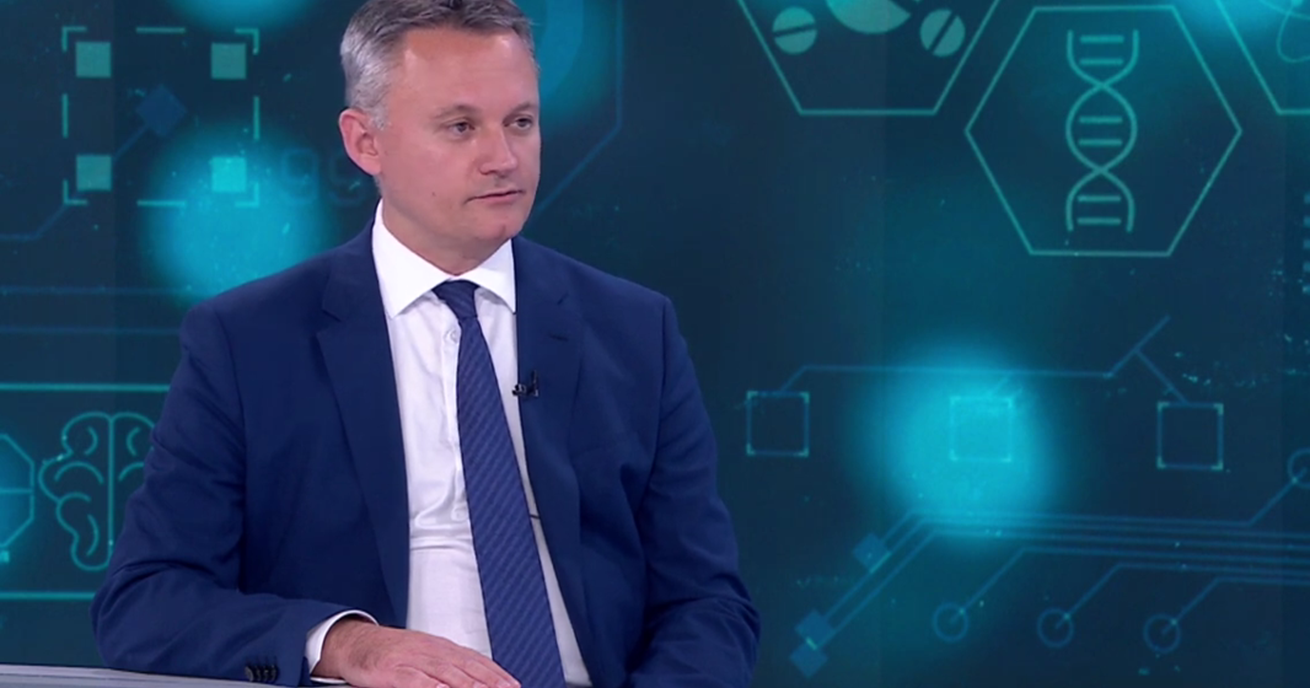 Ravnatelj KBC Zagreb Fran Borovečki                                                                                  Foto: HRT/Screenshot