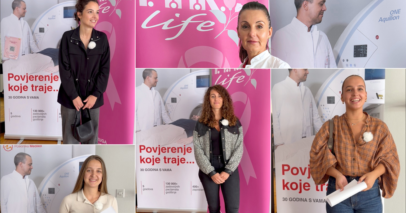 PINK life akcija                                                                                                                                                   Foto: Poliklinika Medikol